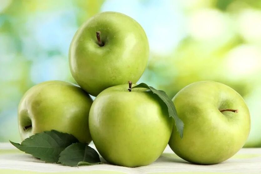 zöld alma alacsony szénhidráttartalmú diétán