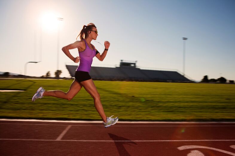 A sprint jól szárítja az izmokat, és gyorsan kidolgozza a test problémás területeit